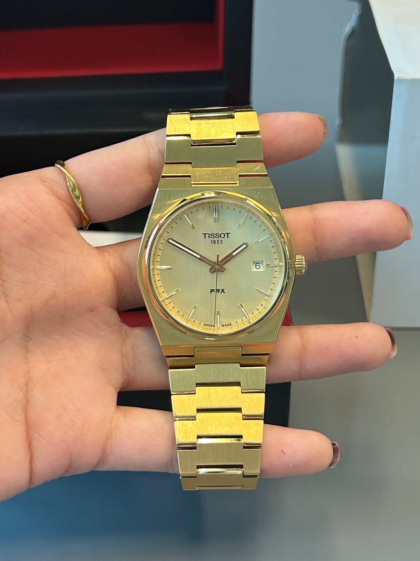 Tissot PRX Quartz Gold Watch - Grey Market