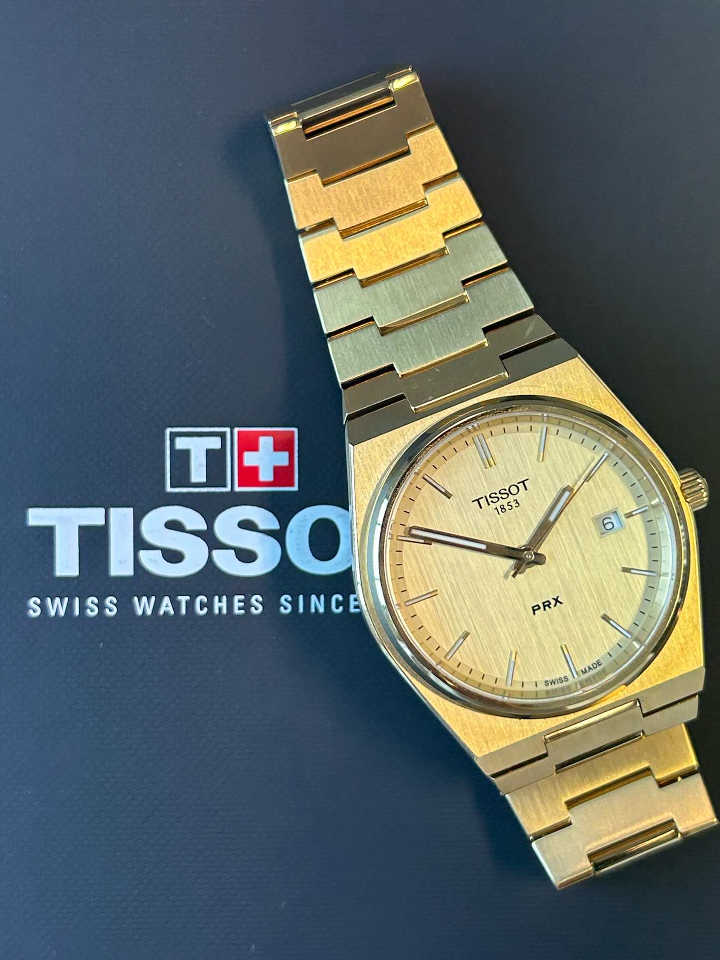 Tissot PRX Quartz Gold Watch - Grey Market