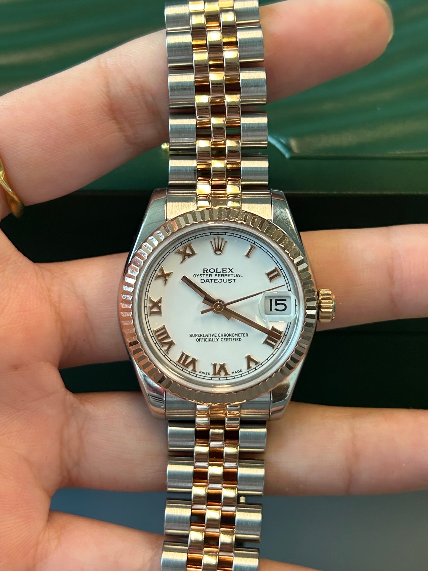 Rolex Datejust 31 White Roma Numeral Dial - Grey Market