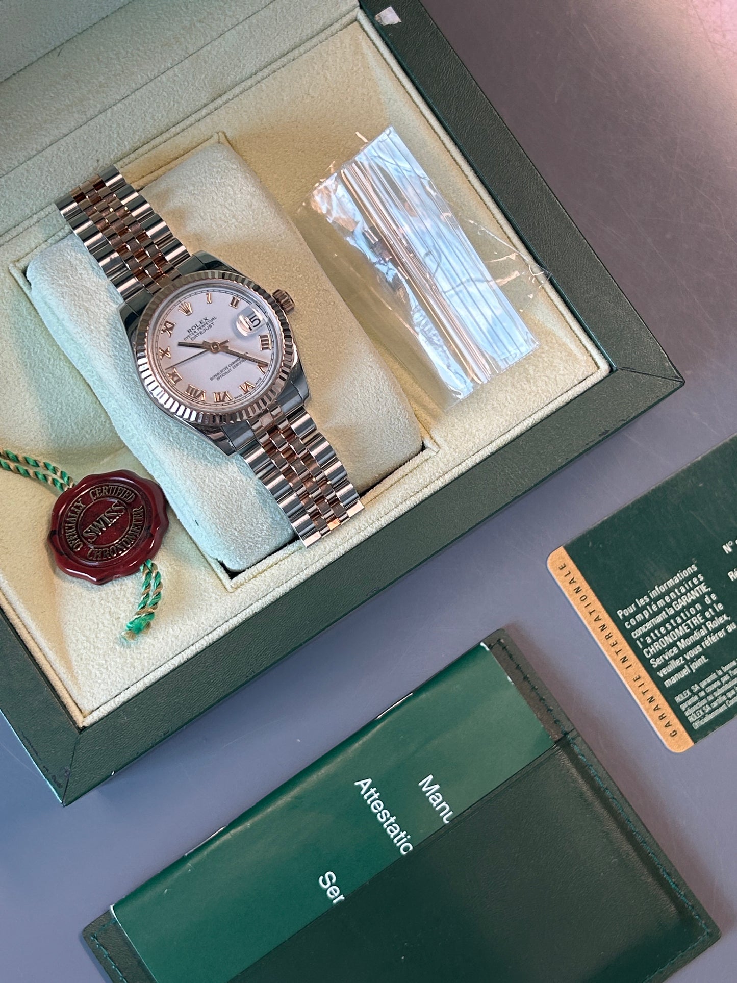 Rolex Datejust 31 White Roma Numeral Dial - Grey Market