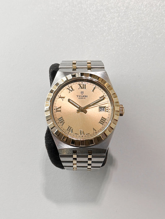 Tudor Royal 38mm Two Tone - Champagne Dial (Full Set) - Grey Market