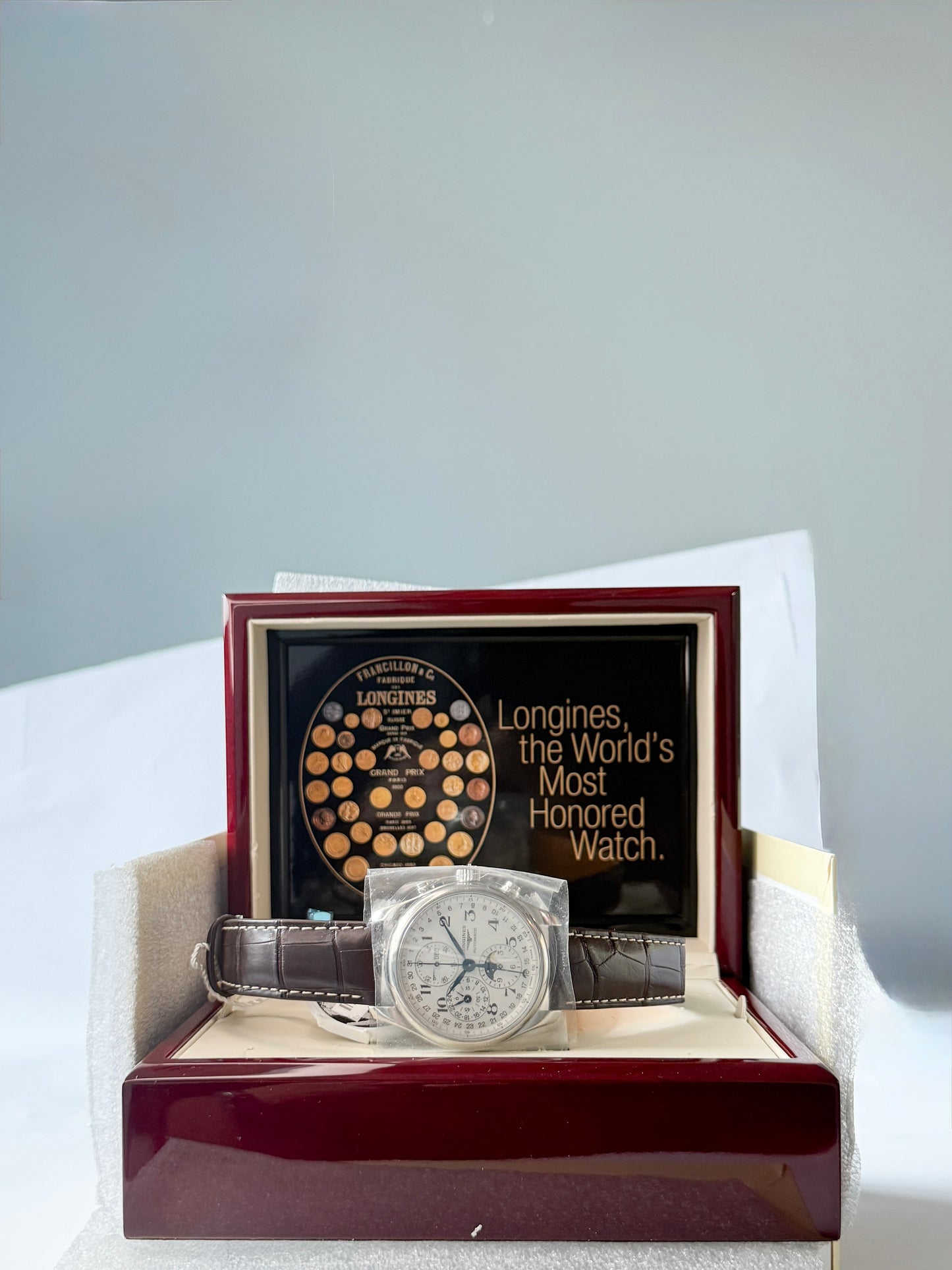 Longines Master Collection Chronograph Moonphase 42mm – Elegant Complexity in Motion