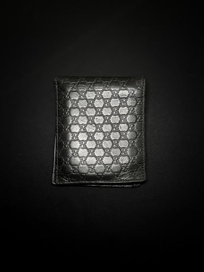 Gucci Bifold Wallet MicroGuccissima Black - Condition 6/10 - Grey Market