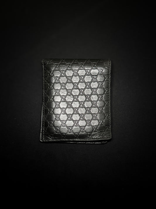Gucci Bifold Wallet MicroGuccissima Black - Condition 6/10 - Grey Market