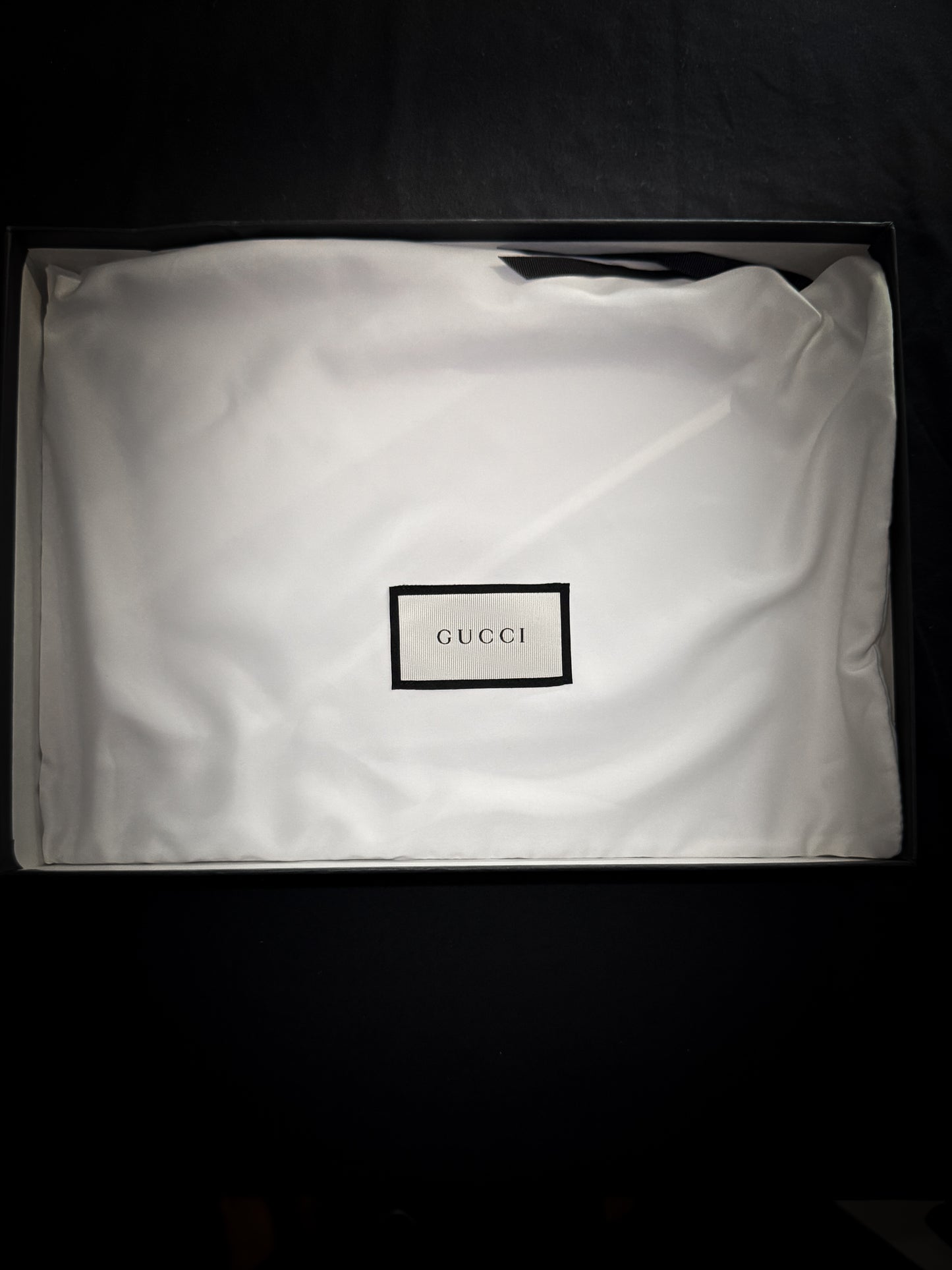 Brand New Gucci Unisex Micro GG Leather Clutch Black - Model: 544477 - Grey Market
