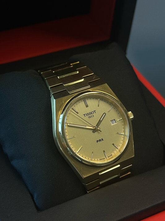 Tissot PRX Quartz Gold Watch - Grey Market